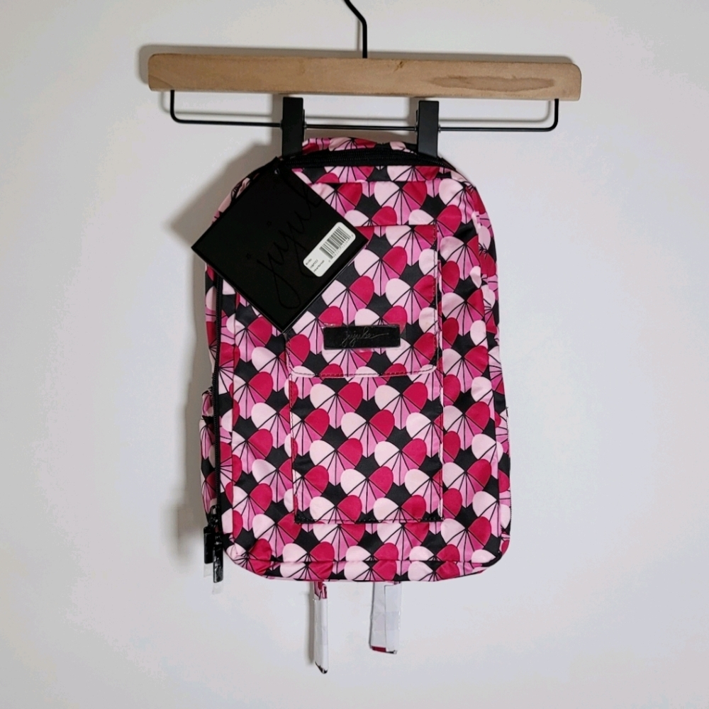 NWT JuJuBe MiniBe Heartbreak Printed Backpack Diaper Bag